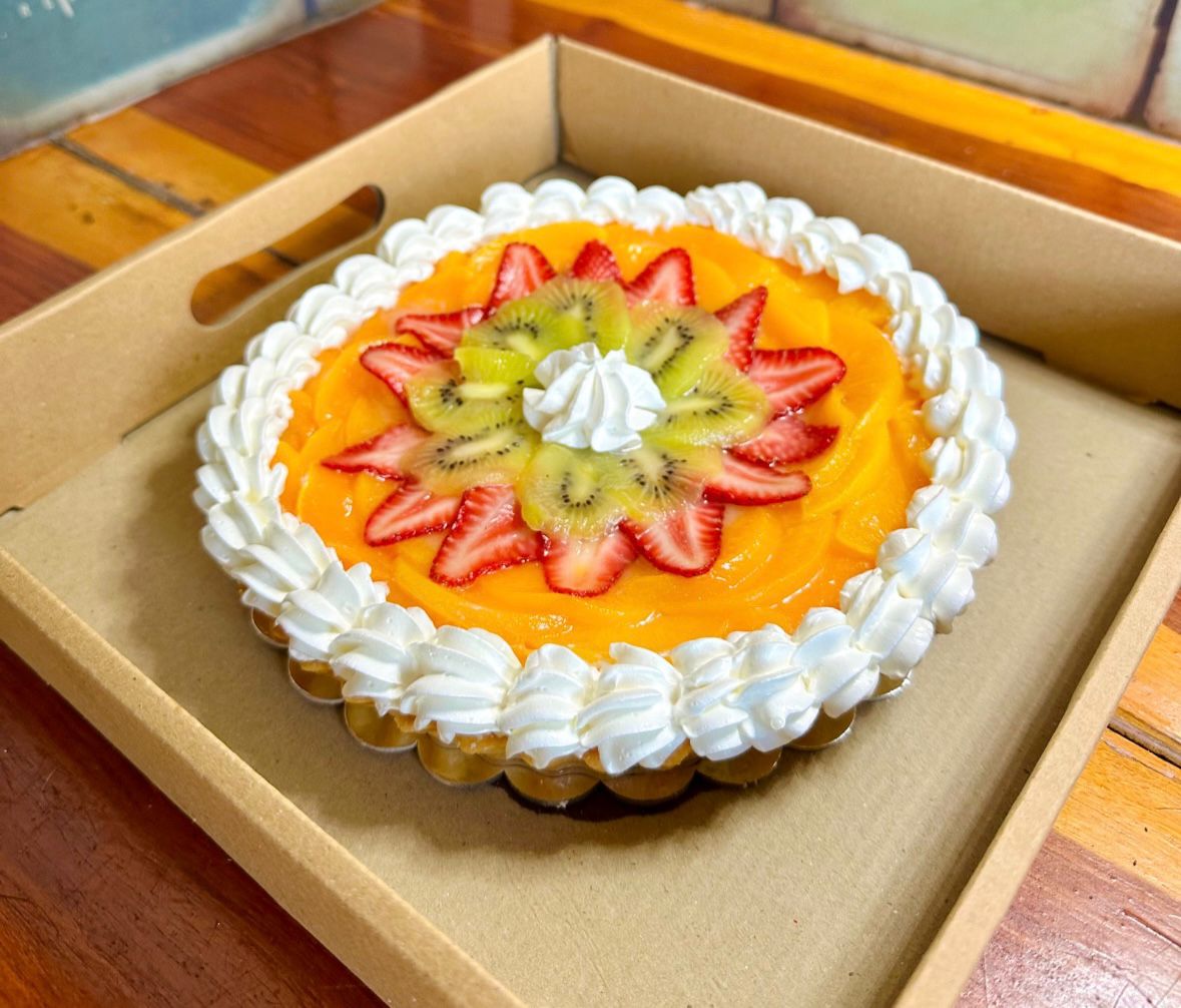 Tarta de frutas artesanal